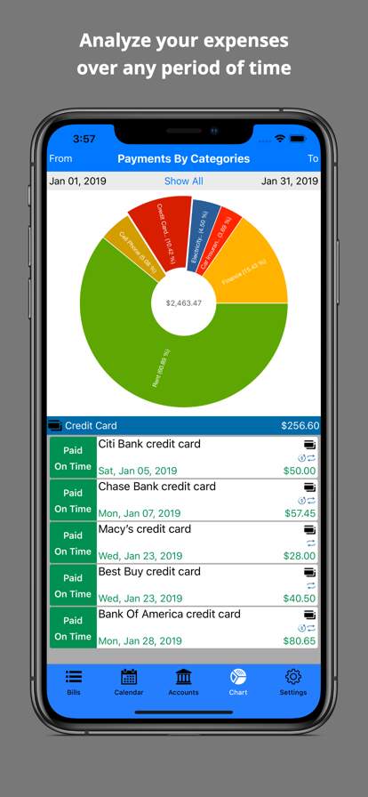 bills-organizer-reminder screenshot