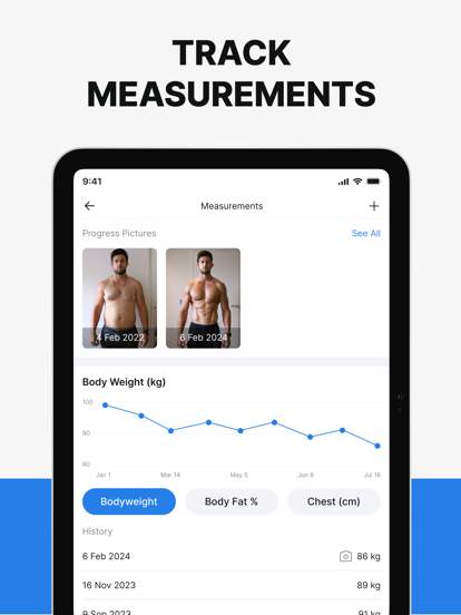 hevy---workout-tracker-gym-log screenshot
