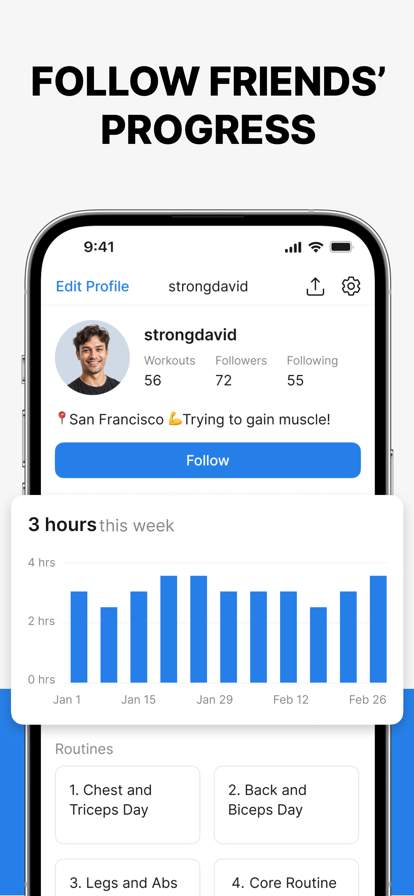 hevy---workout-tracker-gym-log screenshot