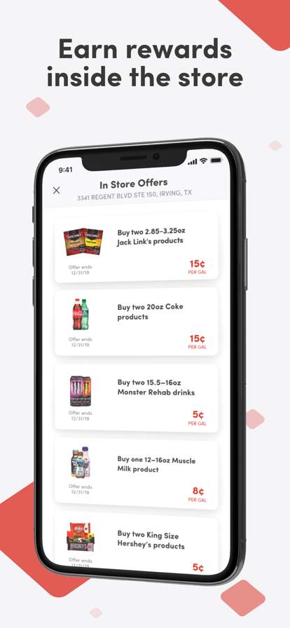 Fuel Rewards® program screenshot
