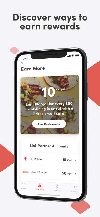 Fuel Rewards® program screenshot