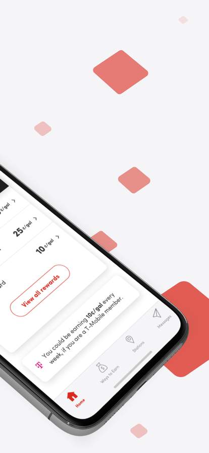 Fuel Rewards® program screenshot