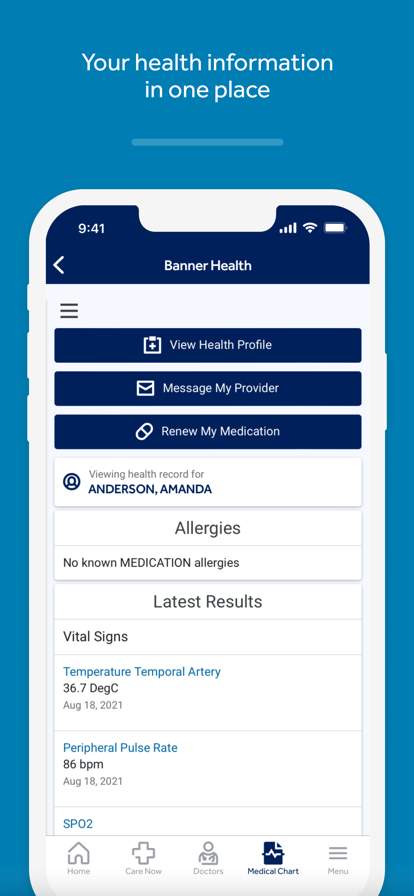 banner-health screenshot