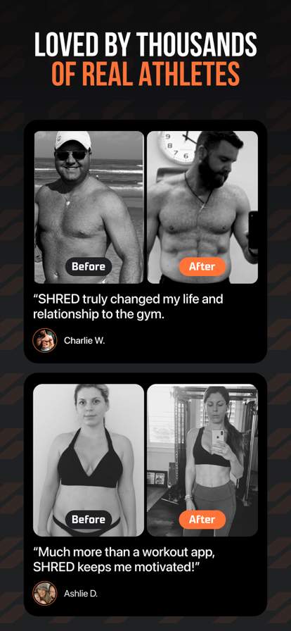 shred-gym-home-workouts screenshot