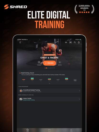 shred-gym-home-workouts screenshot