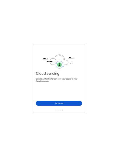 Google Authenticator screenshot