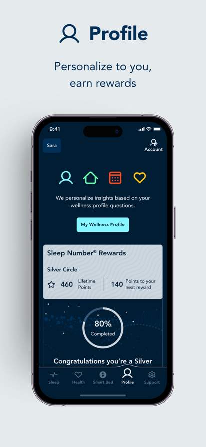 sleep-number screenshot