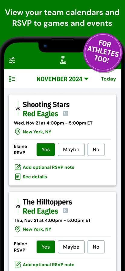 leagueapps-play screenshot