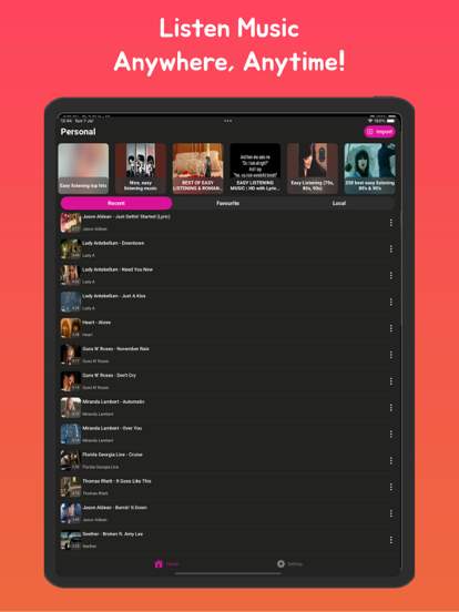 Music Player ‣ MP3 PLAYER screenshot