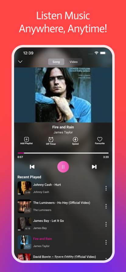 Music Player ‣ MP3 PLAYER screenshot