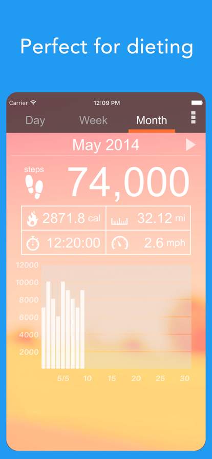 pedometer-α---step-counter screenshot