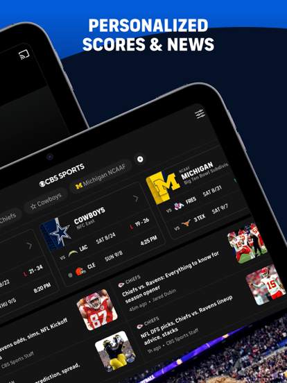 CBS Sports App: Scores & News screenshot