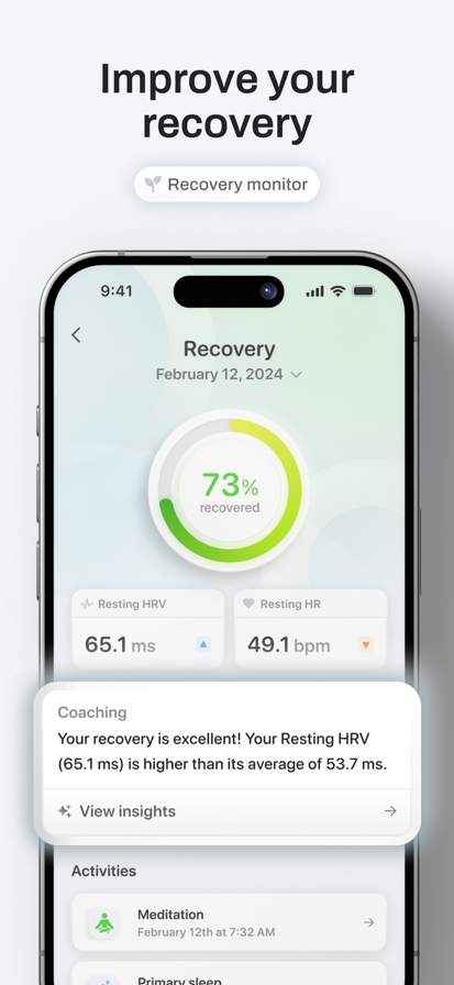 bevel-health-performance screenshot