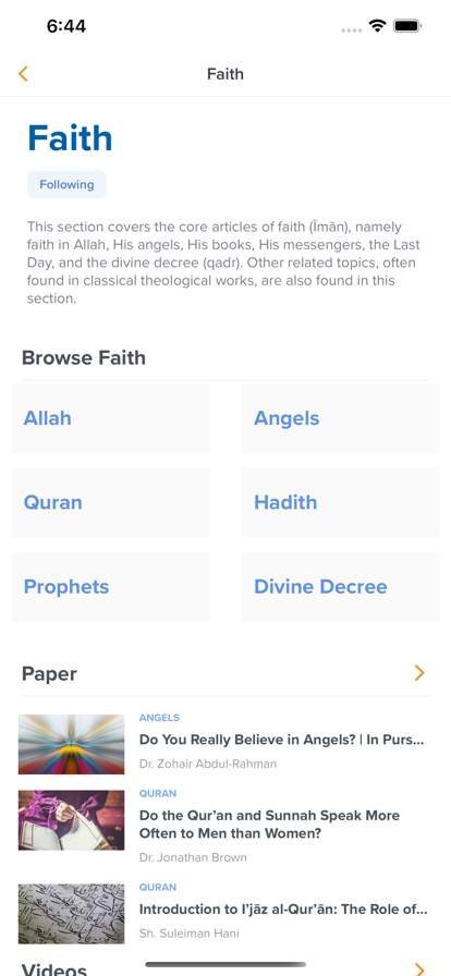 Yaqeen Institute screenshot