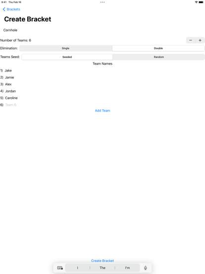 bracket-builder screenshot