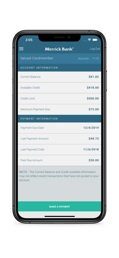 merrick-bank-mobile screenshot