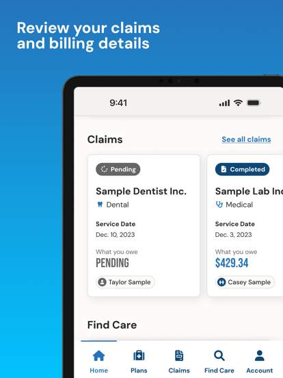 bcbsma-myblue-member-app screenshot