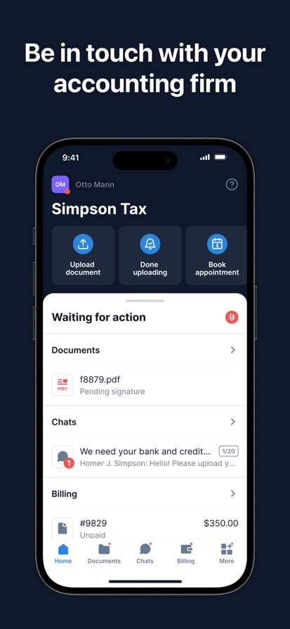 taxdome-client-portal screenshot