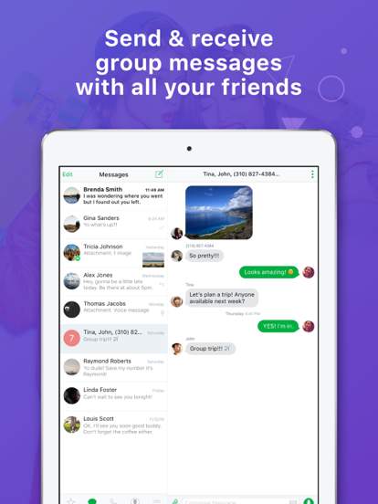 nextplus-private-phone-number screenshot