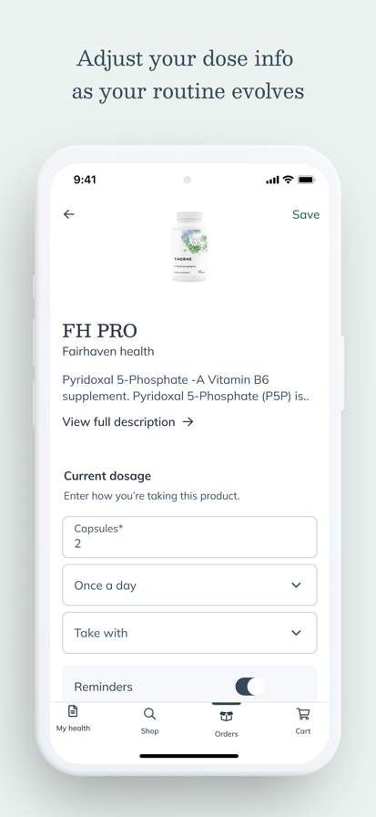 fullscript screenshot