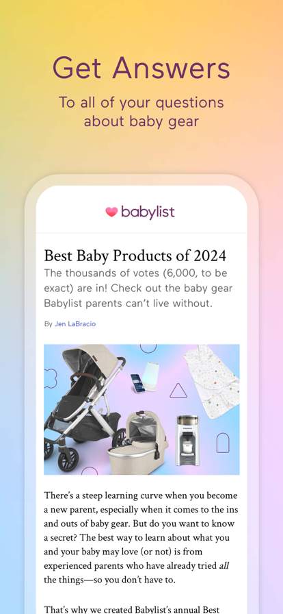 babylist-baby-registry screenshot