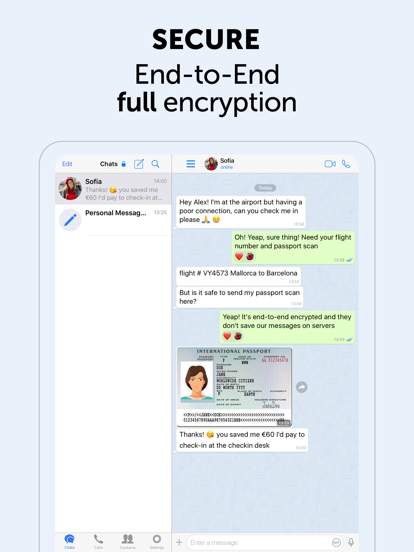 zangi-private-messenger screenshot