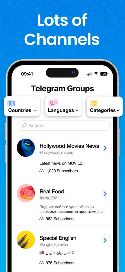 X for Telegram Messenger screenshot