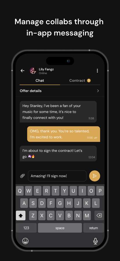 feeture-artist-music-collab screenshot