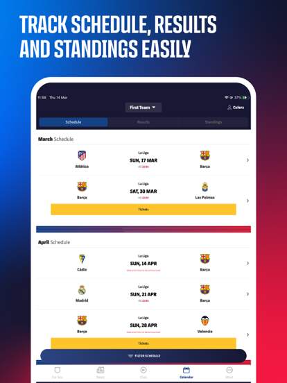 FC Barcelona Official App screenshot