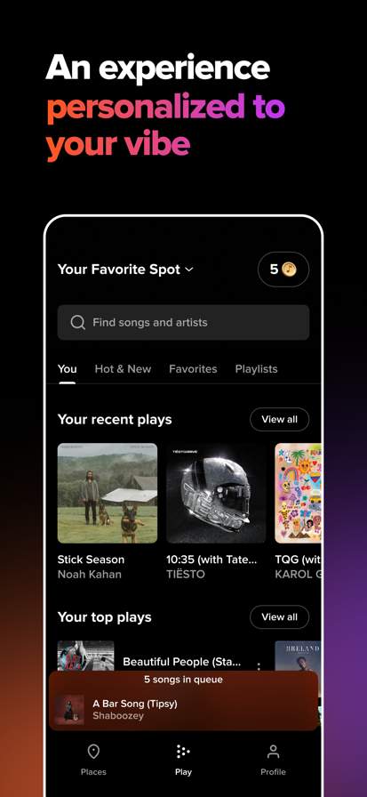 TouchTunes: Control Bar Music screenshot