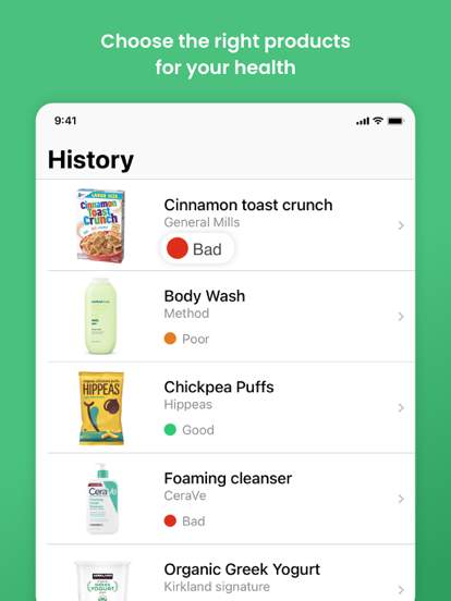 Yuka - Food & Cosmetic Scanner screenshot