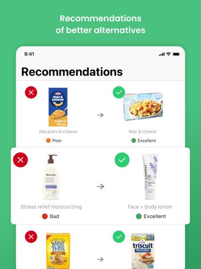 Yuka - Food & Cosmetic Scanner screenshot