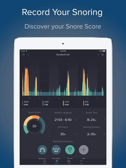 snorelab-record-your-snoring screenshot