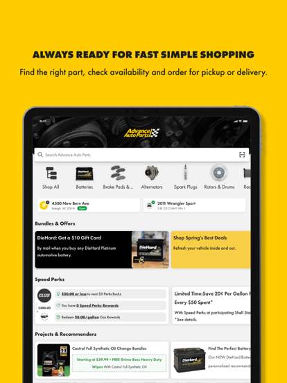 Advance Auto Parts screenshot