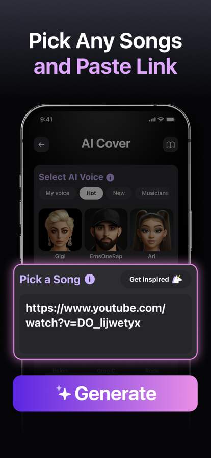 ai-song-generator-cover-music screenshot