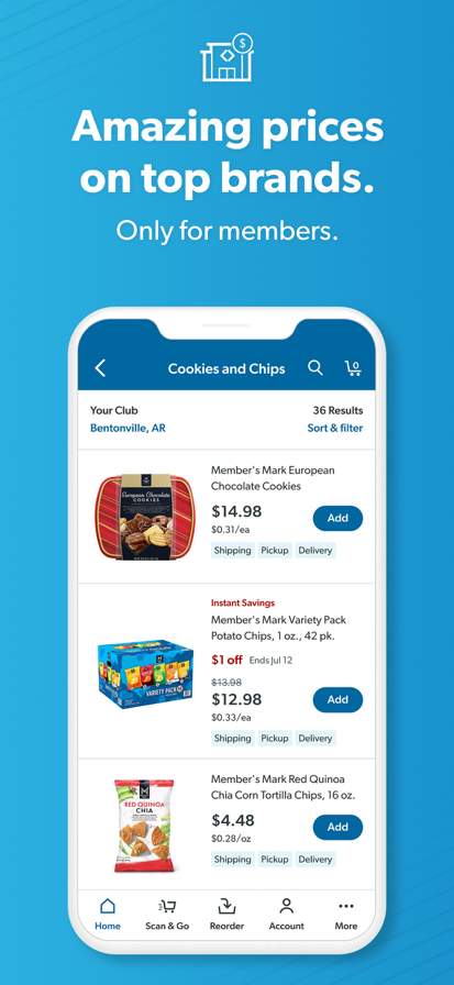 Sam's Club: Pickup & Delivery screenshot