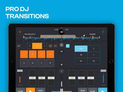 cross-dj---music-mixer-app screenshot