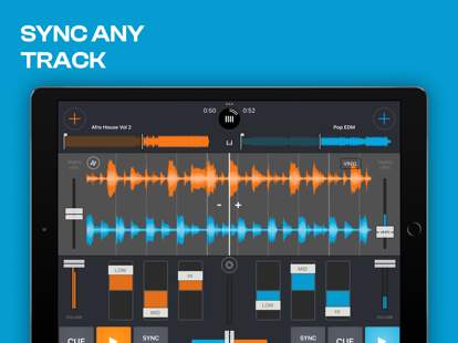 cross-dj---music-mixer-app screenshot