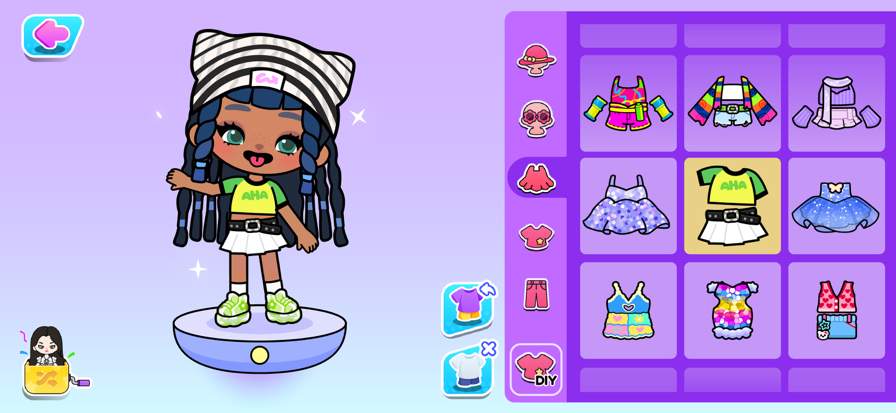 aha-world-doll-dress-up-game screenshot