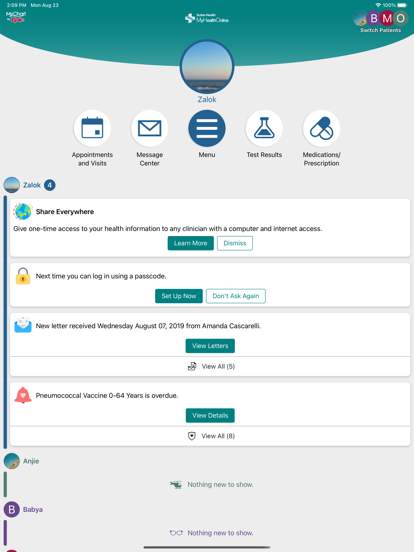 sutter-health-my-health-online screenshot