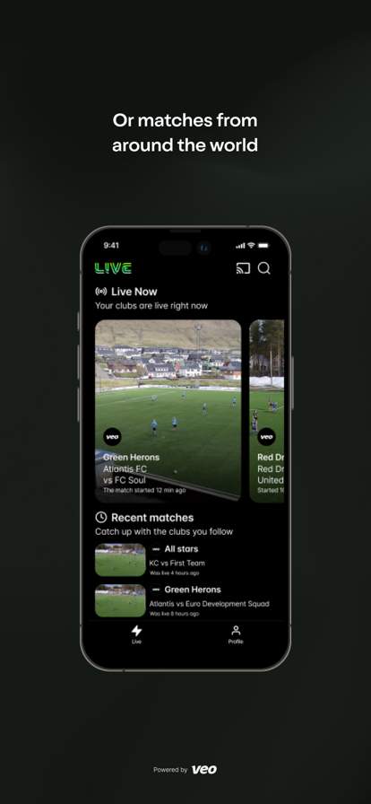 Veo Live screenshot