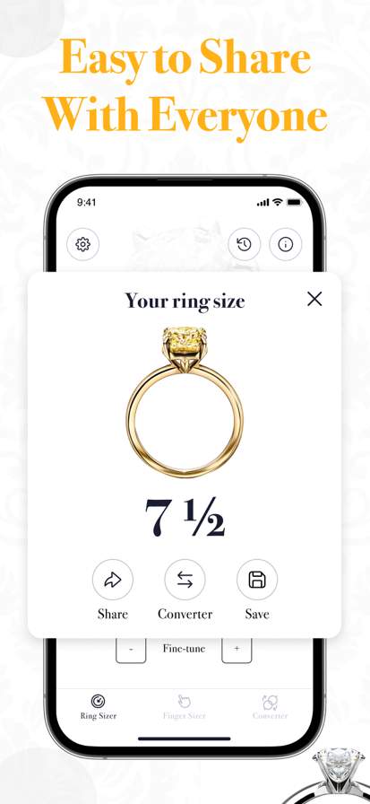 Ring Sizer - Size Measure App screenshot