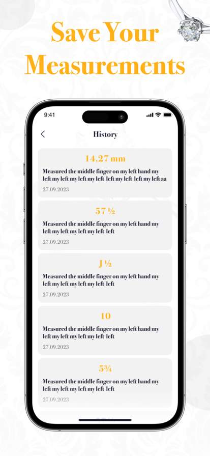 Ring Sizer - Size Measure App screenshot