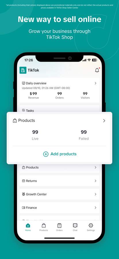 tiktok-shop-seller-center screenshot