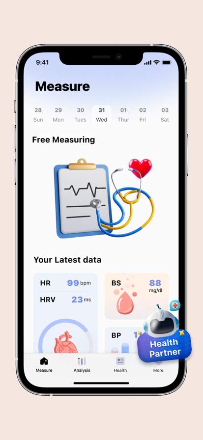 health-partner-pulse-sugar screenshot
