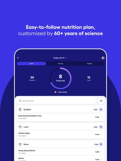 weightwatchers-program screenshot