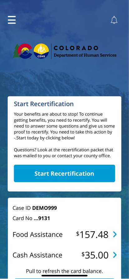 MyCOBenefits screenshot