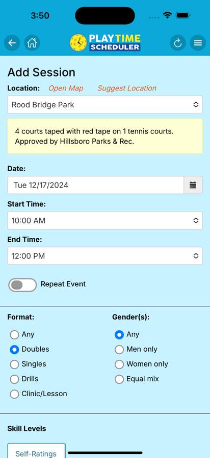 PlayTime Scheduler screenshot