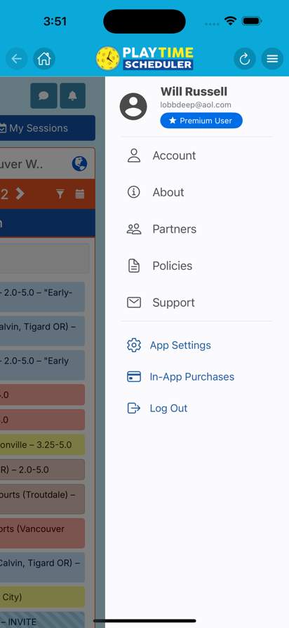PlayTime Scheduler screenshot