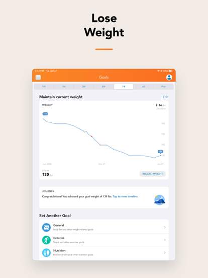 lose-it-calorie-counter screenshot